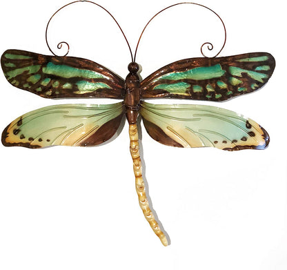 Dragonfly Wall Decor Peacock 14 Inches Length x 1 Inch Width x 12 Inches Height