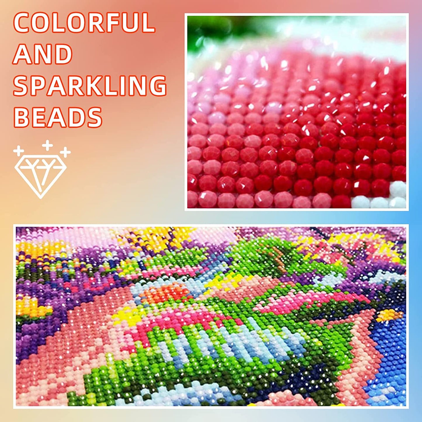 Cskunxia 12 Zodiac Diamond Painting Kits for Adults Diamond Dots Round Full Drill Diamond Art Painting for Crystal Home Wall Decor Gift (12 x 12 Inch)