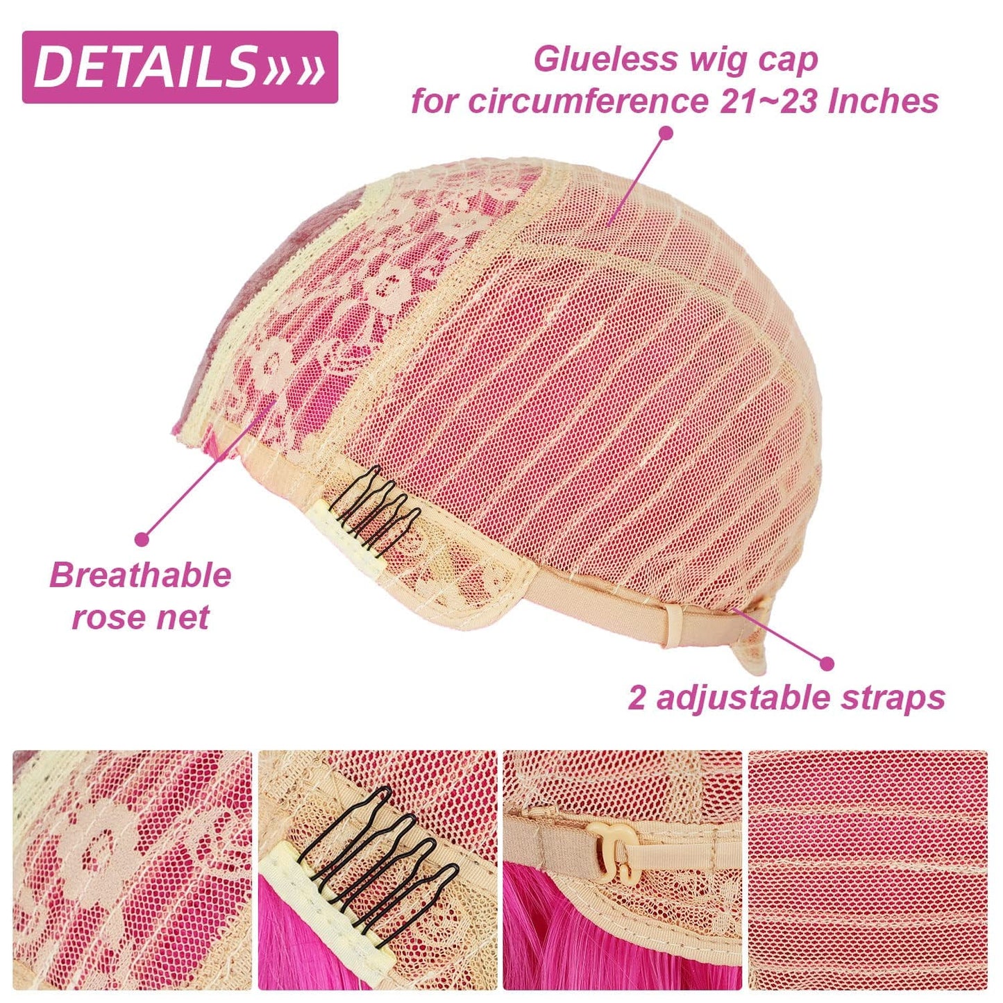 Middle Part Synthetic Shoulder Length 14 Inch Colorful Heat Resistant Fiber Wig