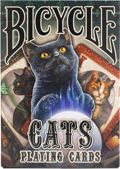 Bicycle Cats Playing Cards Designed by Lisa Parker, Black
