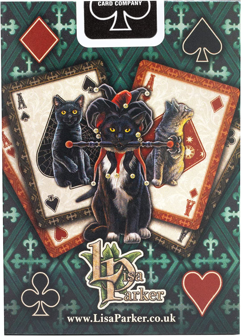 Bicycle Cats Playing Cards Designed by Lisa Parker, Black