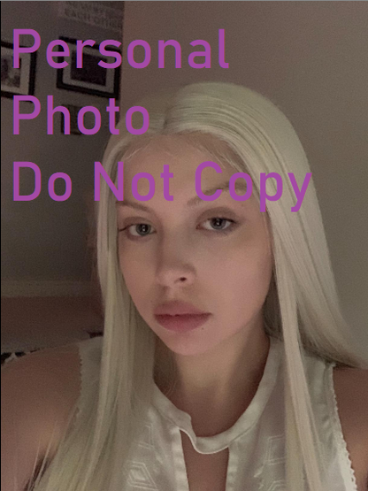 Blonde Lace Front Wig Deep Part Glueless Lace Wig Synthetic 613 Color Long Straight Heat Resistant Wig with Baby Hair Bleached Knots 22" 