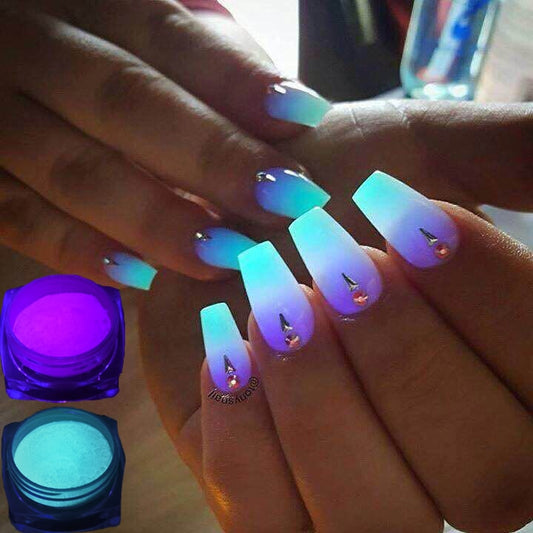 Neon Phosphor Powder Nail Glitter Powder