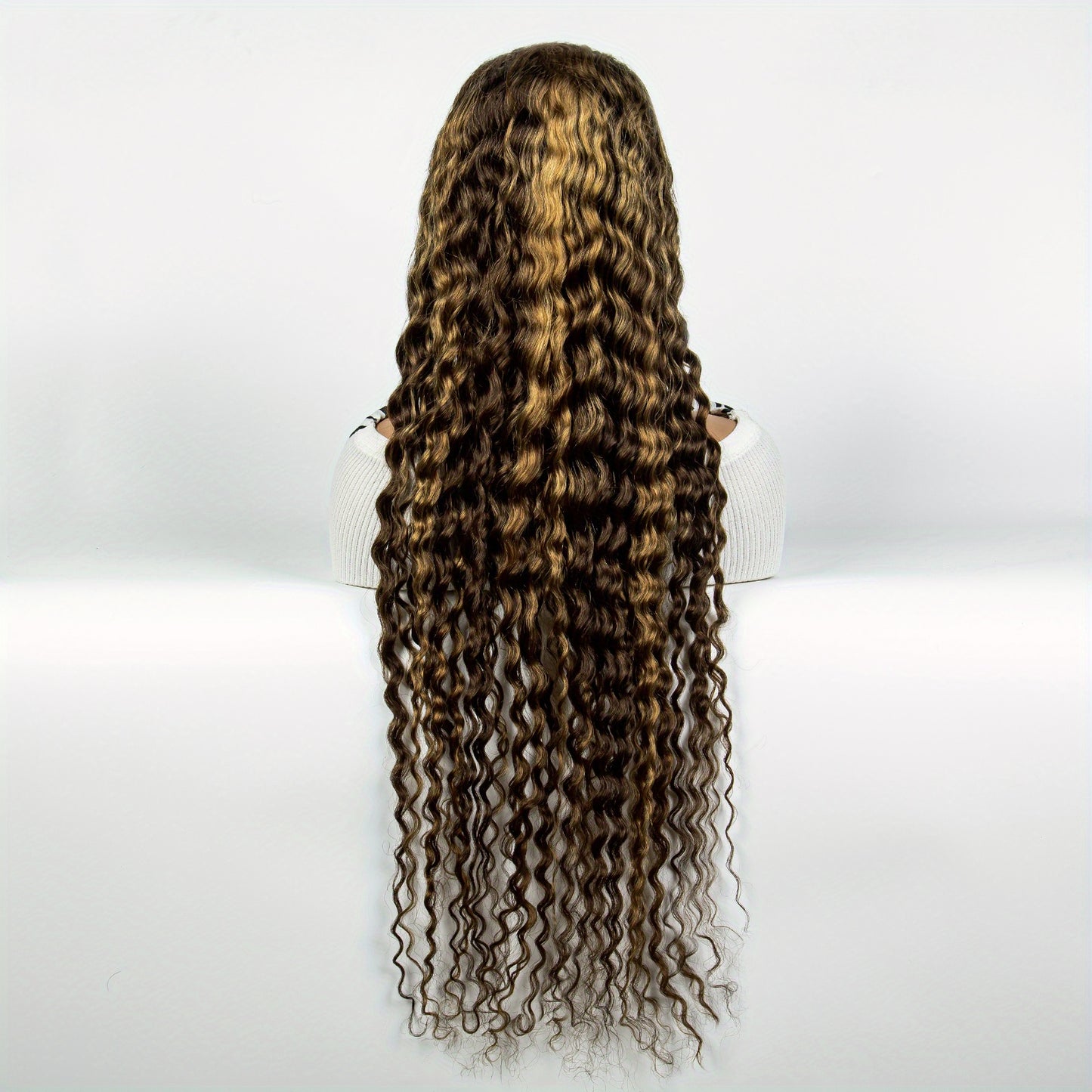 Gorgeous 180% Density 13x4 Lace Front Human Hair Wig - Transform Your Look with Honey Blonde Ombre Curls!