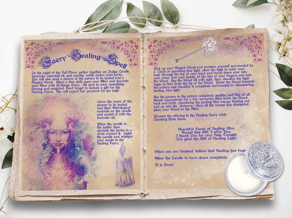 FAIRY HEALING SPELL Printable 2 Pages