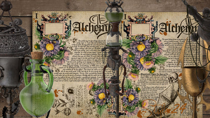 Book of Shadows no 1 Printable pages of Signs Symbols Alchemy Astrology Magical Spiritual Symbolism Printable BOS Sheets Wiccan Pagan DIY