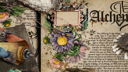 Book of Shadows no 1 Printable pages of Signs Symbols Alchemy Astrology Magical Spiritual Symbolism Printable BOS Sheets Wiccan Pagan DIY