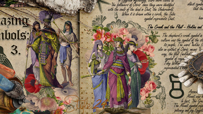 Book of Shadows No 3 Printable pages of Signs Symbols Ancient Egypt Magical Spiritual Symbolism Printable BOS Sheets Wiccan DIY