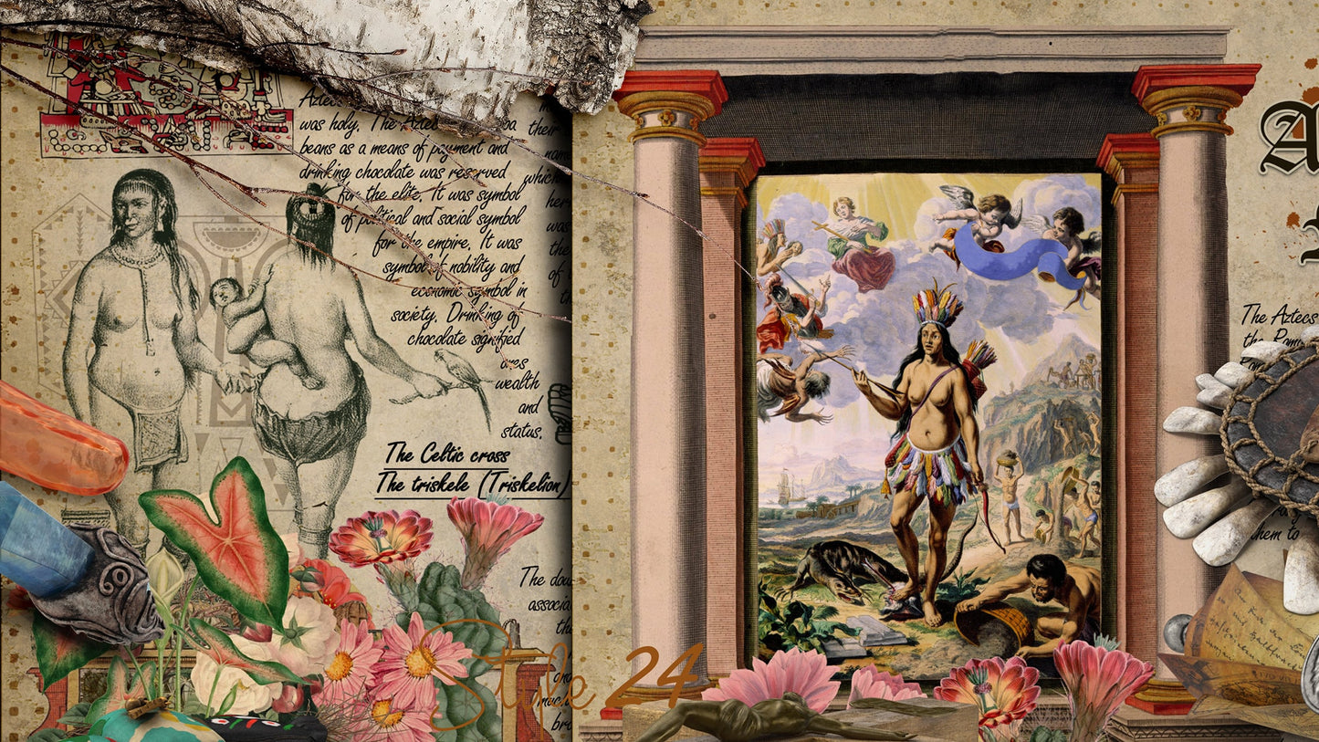 Book of Shadows No 6 Printable pages of Signs Symbols Aztec and Mayan Spiritual Symbolism Printable BOS Wiccan Witchcraft Ancient