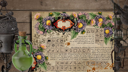 Book of Shadows no 1 Printable pages of Signs Symbols Alchemy Astrology Magical Spiritual Symbolism Printable BOS Sheets Wiccan Pagan DIY