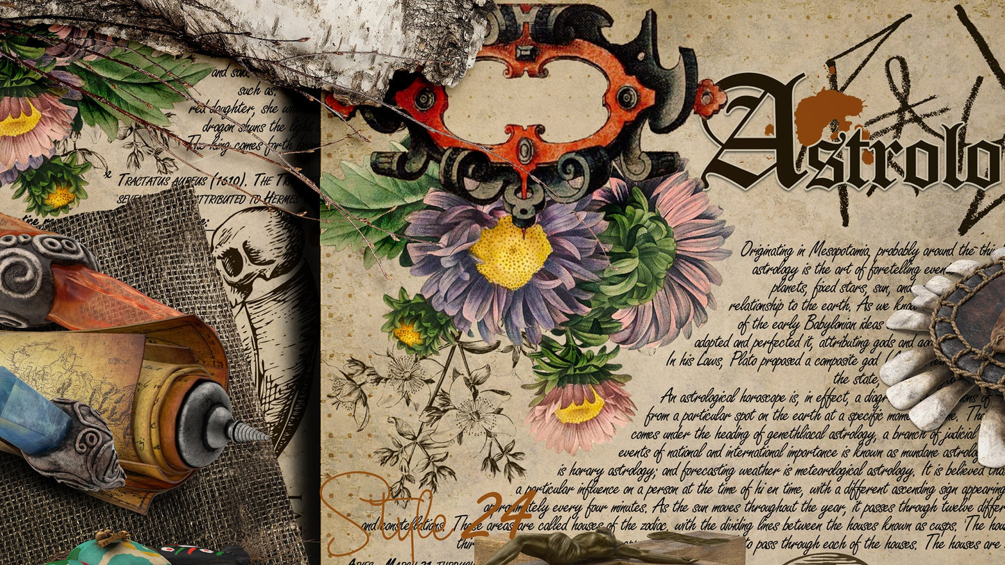 Book of Shadows no 1 Printable pages of Signs Symbols Alchemy Astrology Magical Spiritual Symbolism Printable BOS Sheets Wiccan Pagan DIY