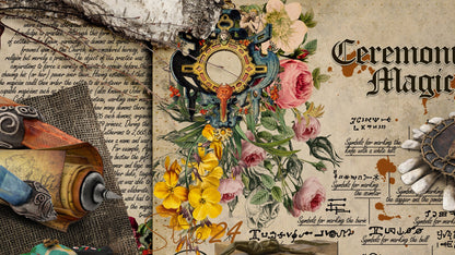 Book of Shadows No 2 Printable pages of Signs Symbols Ceremonial Magic Magical Spiritual Symbolism Printable BOS Sheets Wiccan DIY