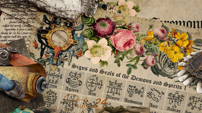 Book of Shadows No 2 Printable pages of Signs Symbols Ceremonial Magic Magical Spiritual Symbolism Printable BOS Sheets Wiccan DIY