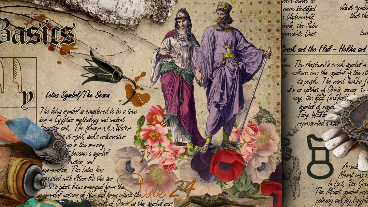 Book of Shadows No 3 Printable pages of Signs Symbols Ancient Egypt Magical Spiritual Symbolism Printable BOS Sheets Wiccan DIY