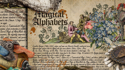 Book of Shadows No 4 Printable pages of Signs Symbols Magical Alphabets Spiritual Symbolism Printable BOS Sheets Wiccan Witchcraft