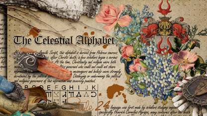 Book of Shadows No 4 Printable pages of Signs Symbols Magical Alphabets Spiritual Symbolism Printable BOS Sheets Wiccan Witchcraft