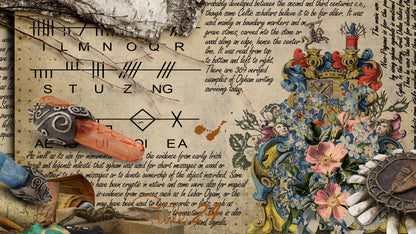 Book of Shadows No 4 Printable pages of Signs Symbols Magical Alphabets Spiritual Symbolism Printable BOS Sheets Wiccan Witchcraft