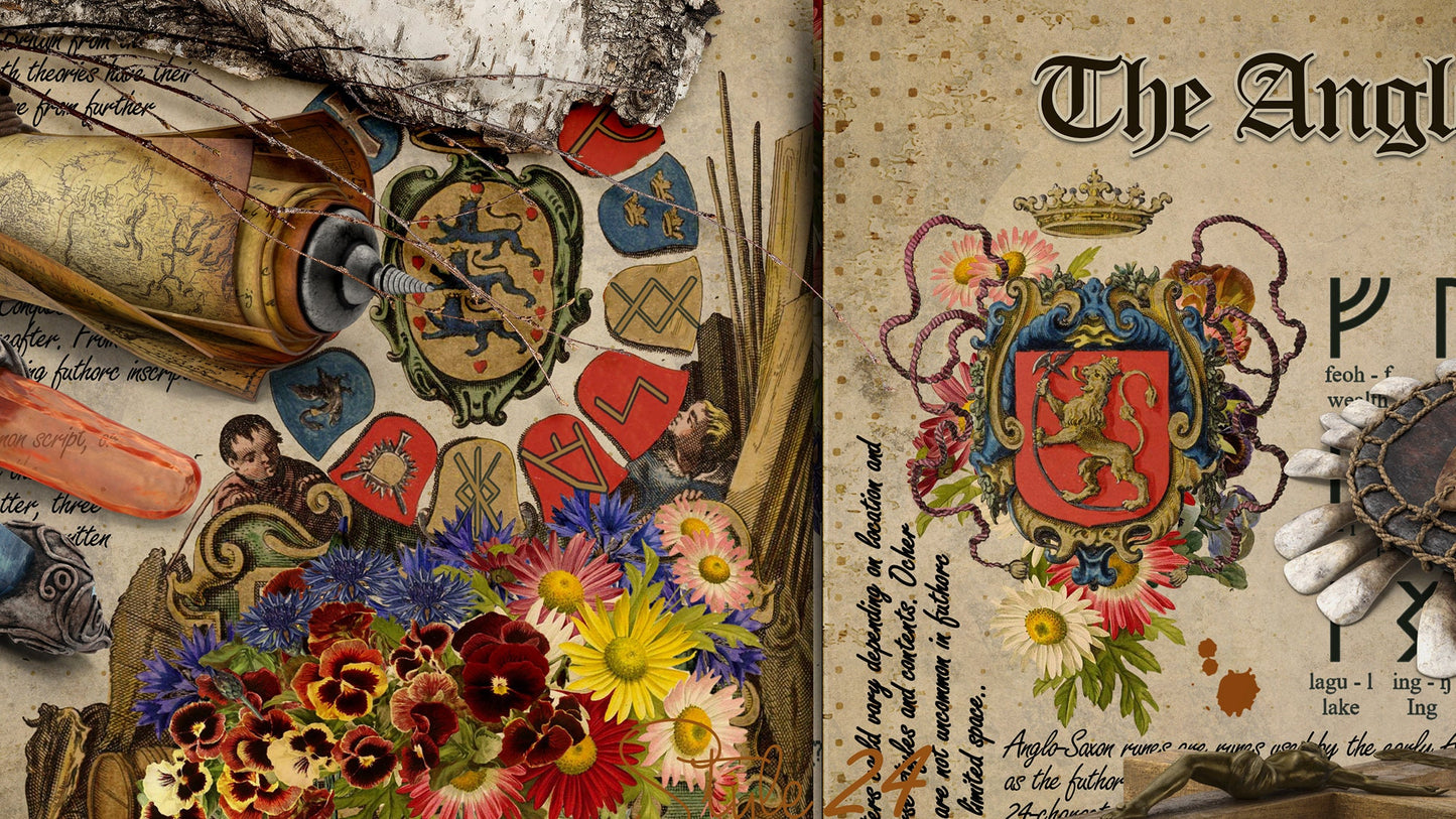 Book of Shadows No 8 Printable pages of Signs Symbols Runic Spiritual Symbolism Printable Runes BOS Wiccan Witchcraft Ancient