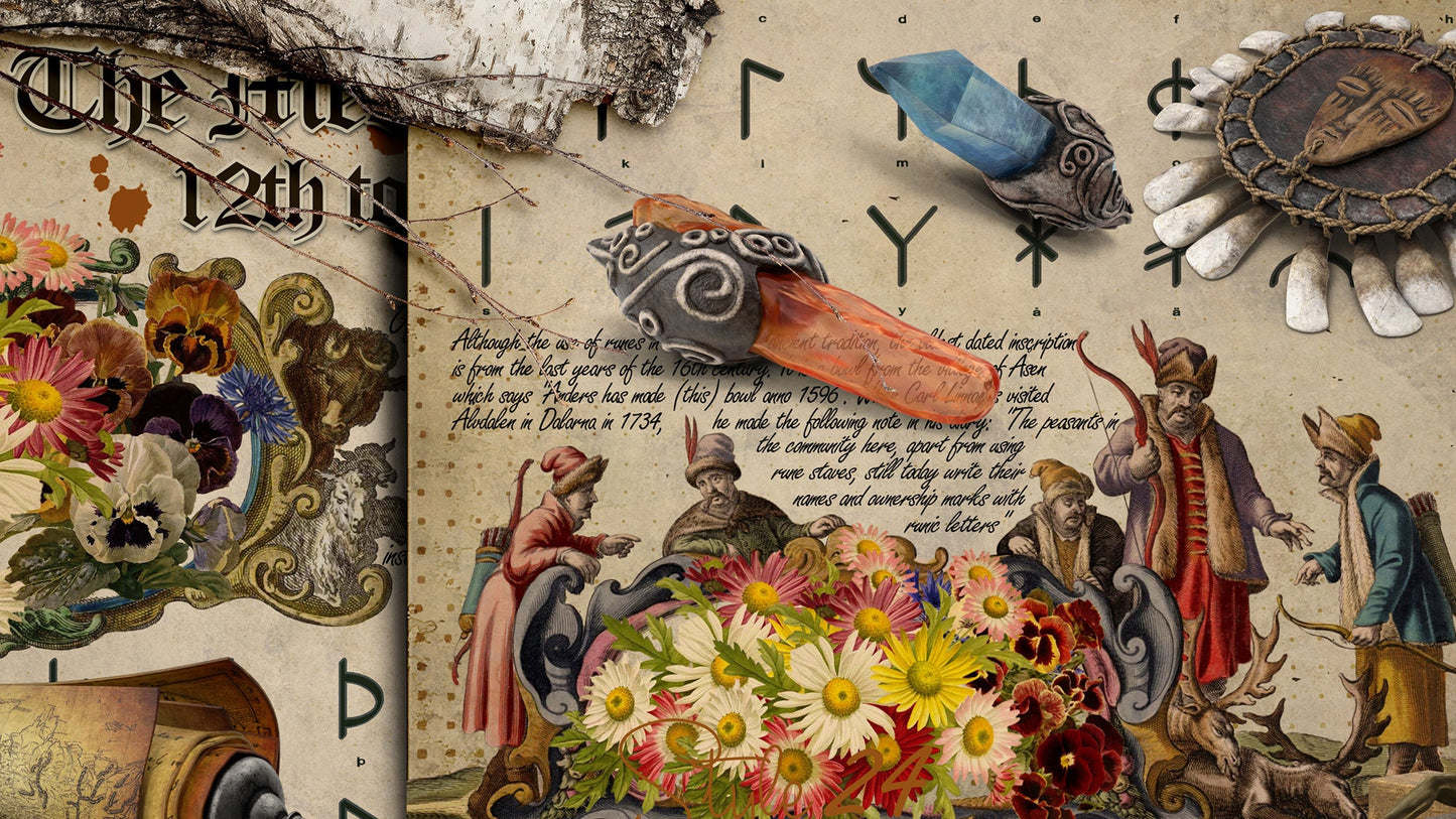 Book of Shadows No 8 Printable pages of Signs Symbols Runic Spiritual Symbolism Printable Runes BOS Wiccan Witchcraft Ancient