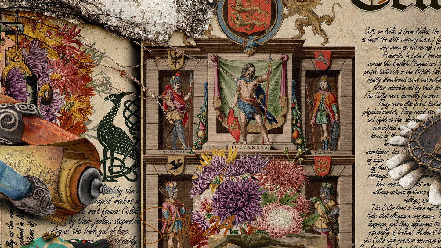 Book of Shadows No 5 Printable pages of Signs Symbols Celtic Spiritual Symbolism Printable BOS Wiccan Witchcraft Druid Symbols