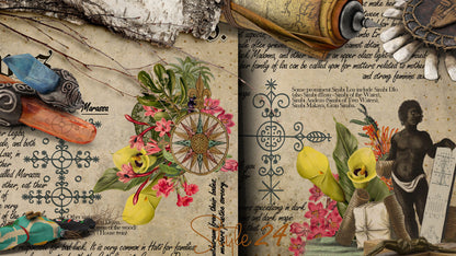 Book of Shadows No 7  Printable pages of Signs Symbols Voodoo Spiritual Symbolism Printable Voudoun BOS Wiccan Witchcraft Ancient