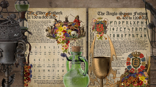 Book of Shadows No 8 Printable pages of Signs Symbols Runic Spiritual Symbolism Printable Runes BOS Wiccan Witchcraft Ancient