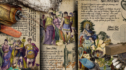 Book of Shadows no 9  Printable pages of Signs Symbols Greek and Roman Spiritual Symbolism Printable Book of Shadows Wiccan Witchcraft Ancient Signs