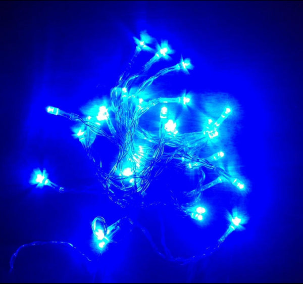 Blue 30 Mini LED Battery Operated Fairy Lights  | Indoor/Outdoor Lighting | DIY Lighting | Discount Plus Free Shipping on 3 or More Sets