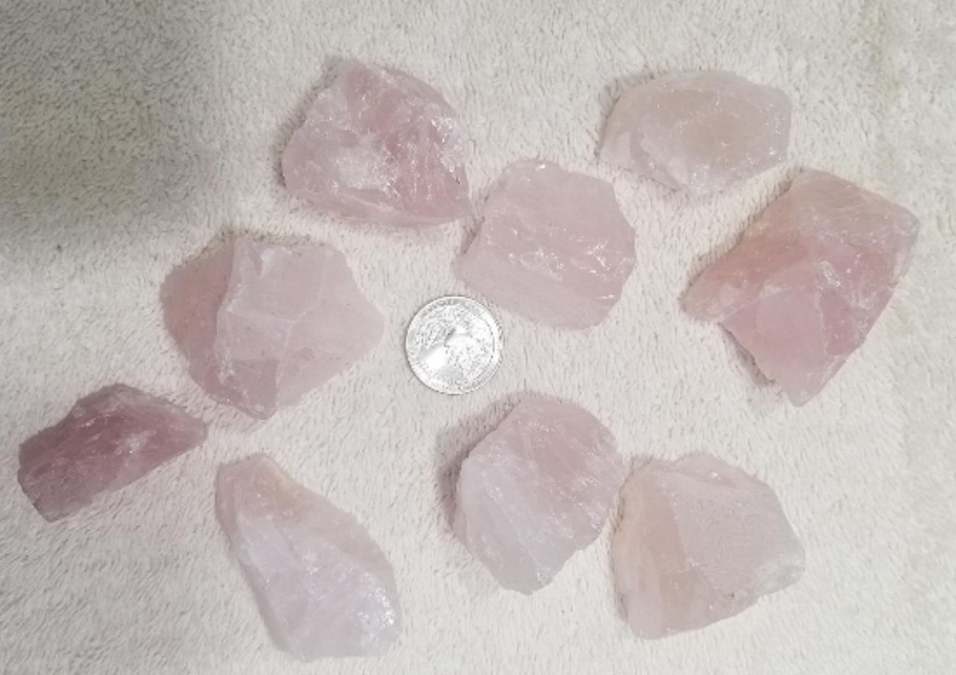 Rose Quartz Rough Stones | Large 1" Natural Raw Stones | 1 lb Bulk | Wicca  Reiki Crystal Healing Tumbling Cabbing Fountain Rocks Wire Wrap