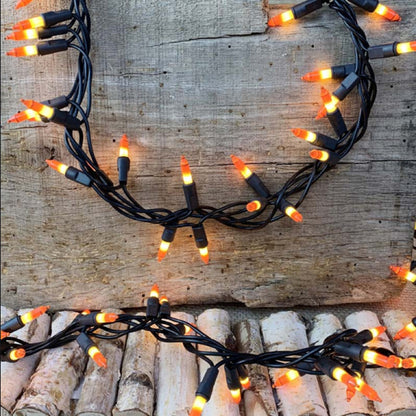 Two-Tone Yellow Orange  Mini Lights | Indoor/Outdoor Lighting | DIY Light Supplies | Same Day Shipping, Inventory Clearance Sale