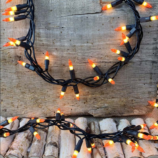 Two-Tone Yellow Orange  Mini Lights | Indoor/Outdoor Lighting | DIY Light Supplies | Same Day Shipping, Inventory Clearance Sale