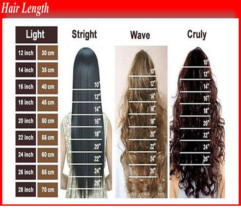 Human Hair Clip in Extensions One Piece 5 Clips Choose Color to Match Your Hair or Create a New Look while adding Volume to your Style 16"