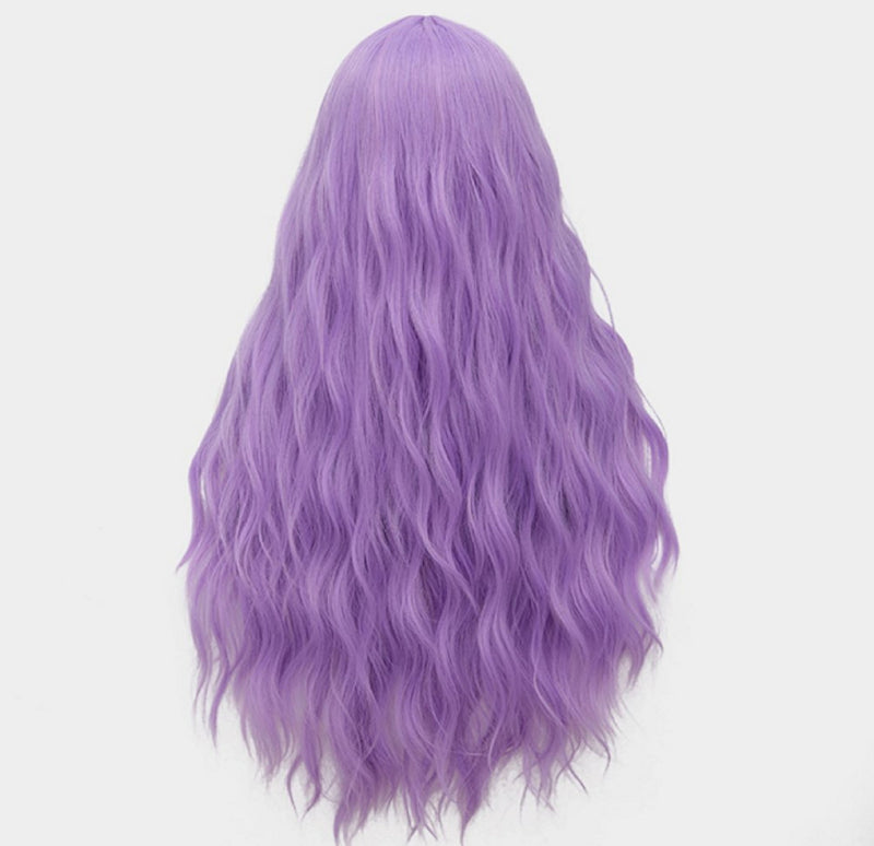 Purple Lavender Wavy 27" | Trendy Wigs | Synthetic Top Quality Heat Resistant Fiber | Human Hair Feel | Free Shipping Delivery in 3 to 5 Day