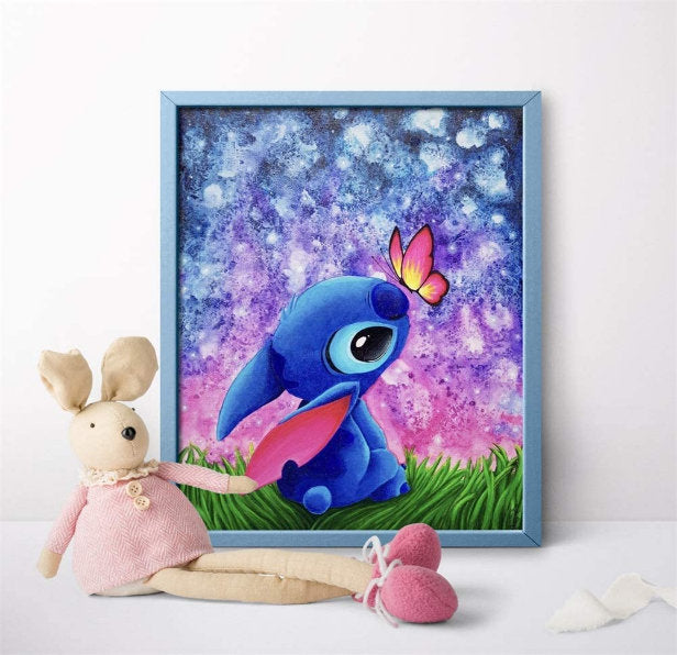 DIY Printable Stitch with Butterfly Read Full Listing Before Purchase Instant Digital File Download