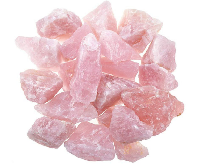 Rose Quartz Rough Stones | Large 1" Natural Raw Stones | 1 lb Bulk | Wicca  Reiki Crystal Healing Tumbling Cabbing Fountain Rocks Wire Wrap