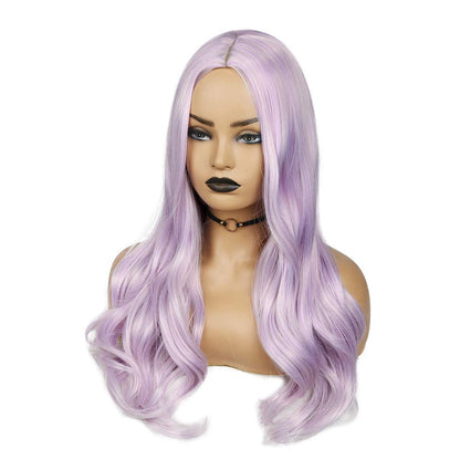 Light Lilac Purple Wavy Heat Resistant 26" | Trendy Wigs | Synthetic Top Quality Heat Resistant Fiber | Human Hair Feel