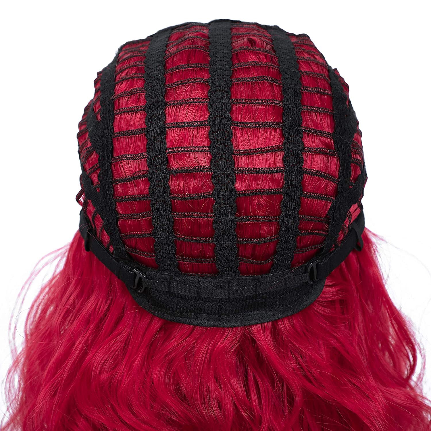 Red Black Ombre | Daily Wear | Cosplay | Dress Up | Photo Shoot | Short Wig with Bangs | Top Of The Line Heat Resistant Synthetic Fiber 12"