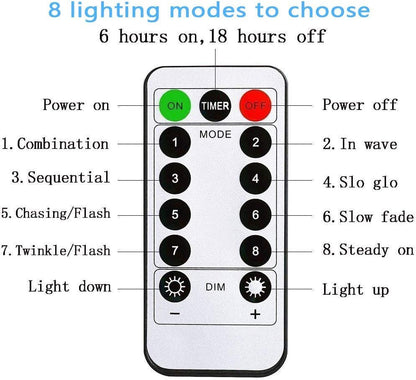 LED Fairy String Lights 17 Ft with 50 Lights & 50 Photo Clips Remote 8 Modes Hang Photos Pictures Bedroom Decoration USB Operated Warm White