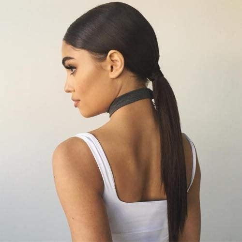 30-Second Dream Ponytail Extension(Straight) Long Straight Ponytail Wrap Around 22" Synthetic Hair Extension #33 Dark Brown