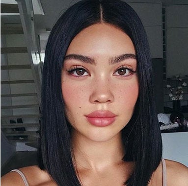 Top Quality Black Bob Quick Straight No Bangs Synthetic Wig High Temperature Heat Resistant 150% Density 14" +/-  Top Selling Ready To Ship