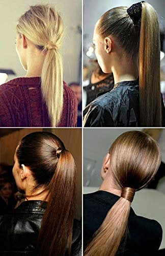 30-Second Dream Ponytail Extension(Straight) Long Straight Ponytail Wrap Around 22" Synthetic Hair Extension #30 Light Brown
