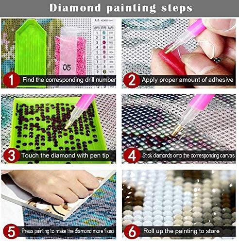 DIY 5D Diamond Art Full Drill Embroidery Painting Kit | Home Wall Art Décor | Colorful Ice Cream | 11.8×11.8&quot; | The Perfect Relaxation Gift