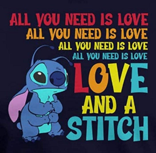 DIY Printable Love and Stitch Read Full Listing Before Purchase Instant Digital File Download