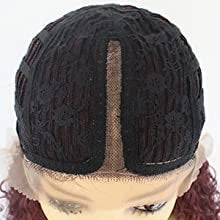 Wine Red Wavy Color # 99j 30"+/- | Lace Front Wig with Baby Hair | Trendy Wig | Synthetic Top Quality Heat Resistant Fiber | Human Hair Feel