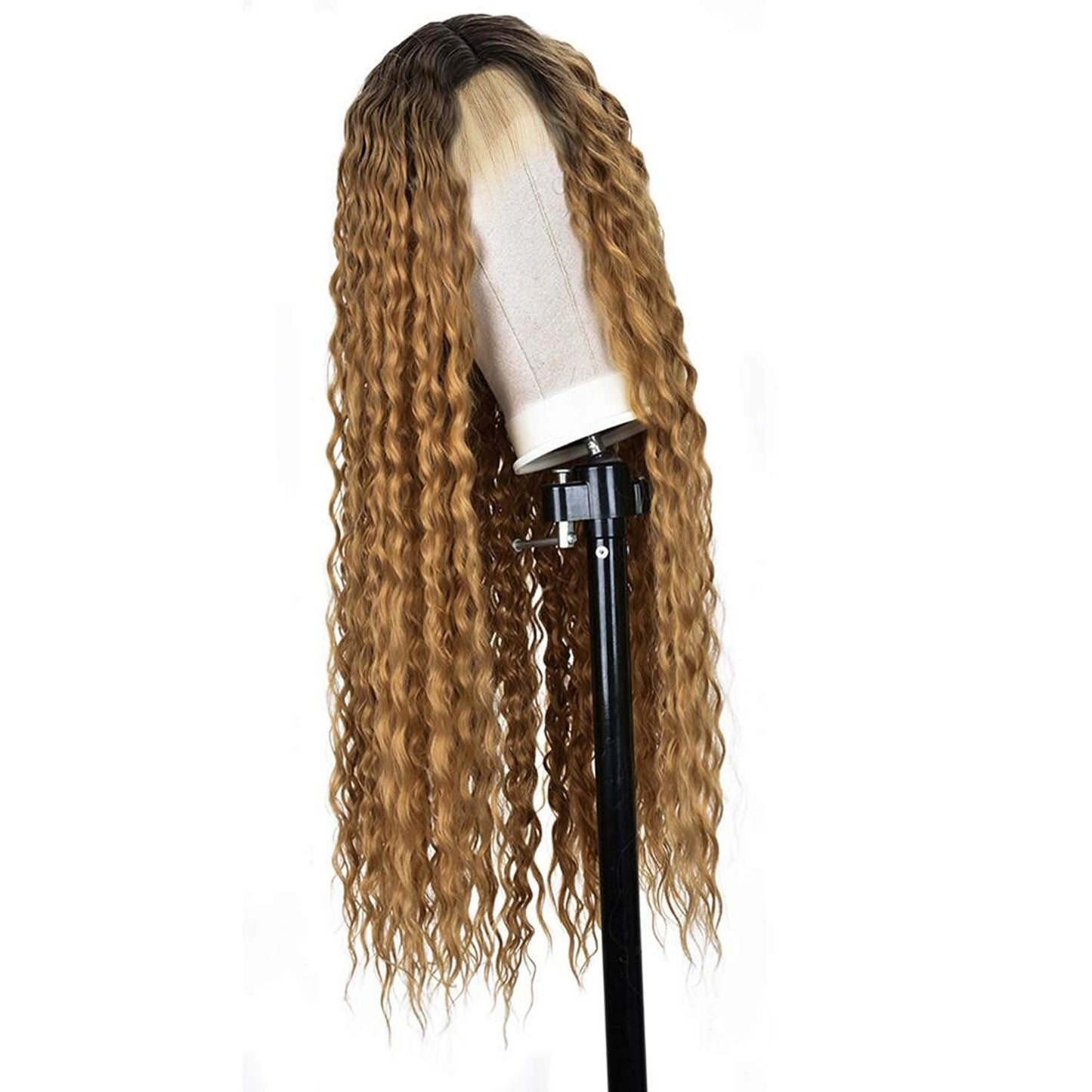 Long Brown Ombre 30"+/- | Lace Front Wig with Baby Hair | Trendy Wig | Synthetic Top Quality Heat Resistant Fiber | Human Hair Feel