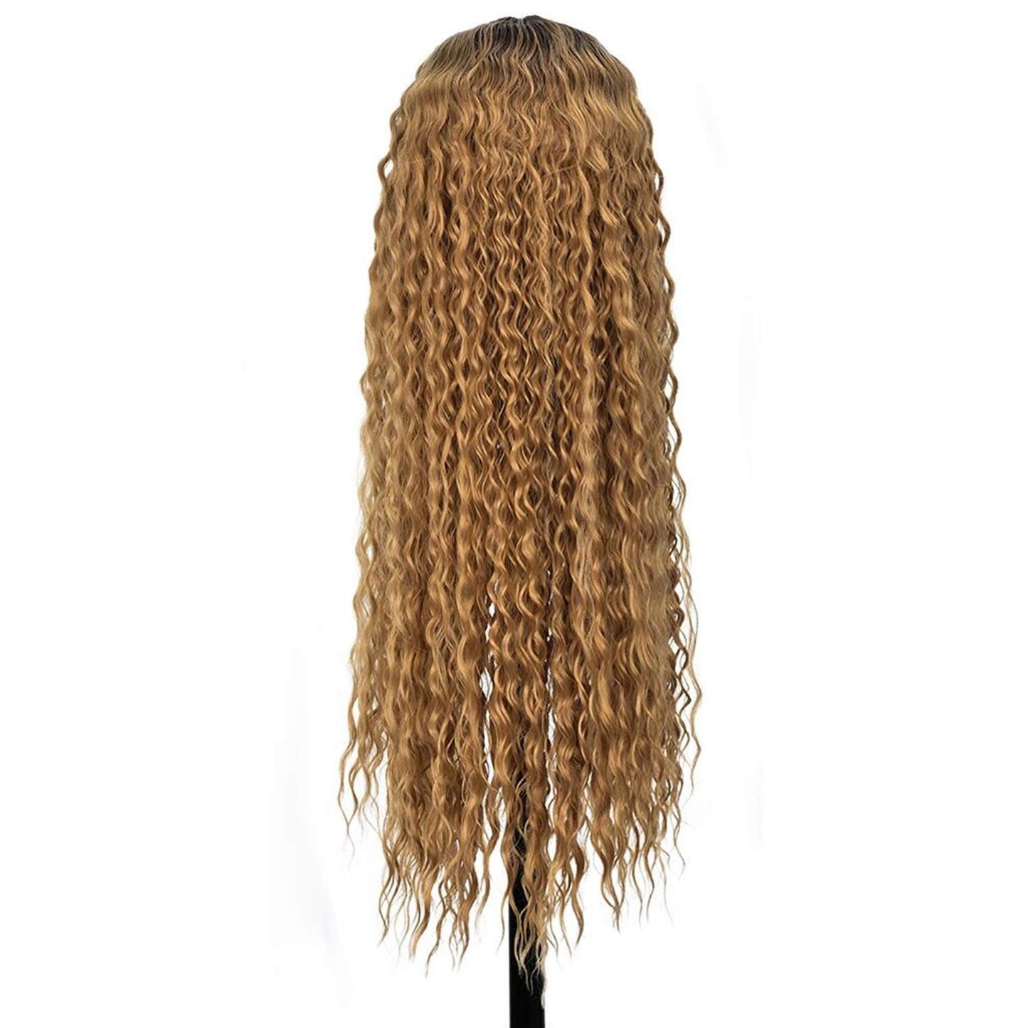 Long Brown Ombre 30"+/- | Lace Front Wig with Baby Hair | Trendy Wig | Synthetic Top Quality Heat Resistant Fiber | Human Hair Feel