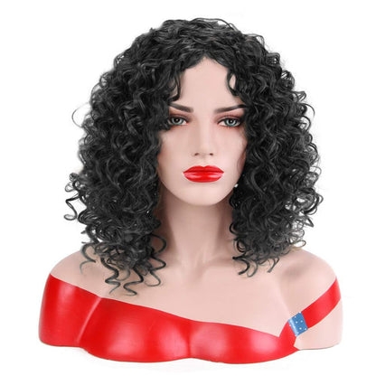 Kinky Curly Full Synthetic Heat Resistant Wig Choice of 3 Colors or Pick Up ALL THREE and SAVE!