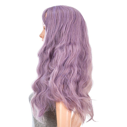 Dusty Pink Purple Wavy 26" | Trendy Wigs | Synthetic Top Quality Heat Resistant Fiber | Human Hair Feel | Instant Hair Style Transformation