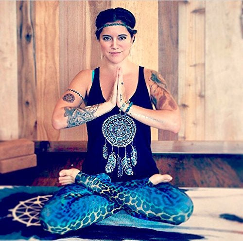 Yoga Mandala Temporary Tattoo - Realistic Body Art - Yoga Gift - Set of 2 Temporary Tattoos, 2.5" x 2.5"