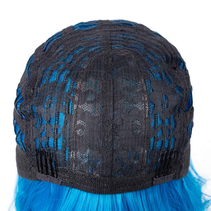 Ice River Blue Wavy | Trendy Wigs | Synthetic Top Quality Heat Resistant Fiber | Human Hair Feel |Perfect for Daily Wear and Cosplay Events